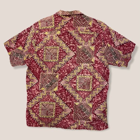 [USED] 総柄OPEN COLLAR SHIRT！