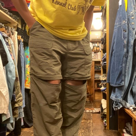 [USED] カーキのNYLONデタッチャブルPT