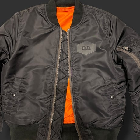 [QP ○△ ⇄ garden] 001 MA-1 BLACK