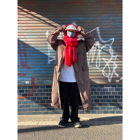 [USED] オイルド LONG コート mede in England