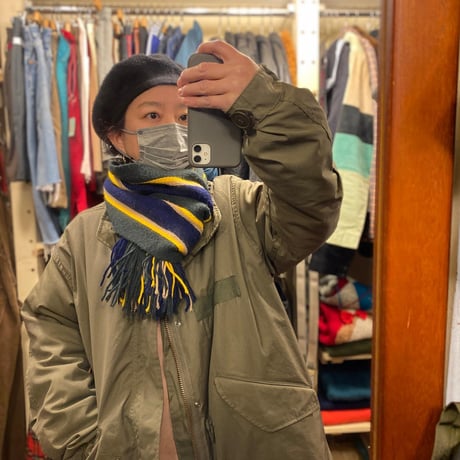 [USED]  ストライプ スクール  マフラー