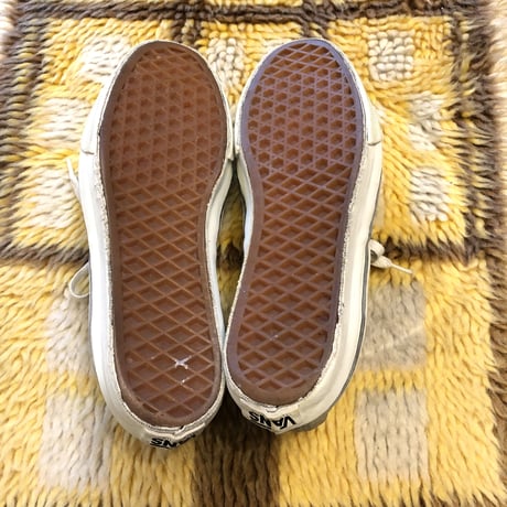 [USED] 90's VANS  AUTHENTIC / GREEN CHECK