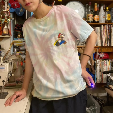 ［USED］SUPER MARIO WORLD タイダイTEE