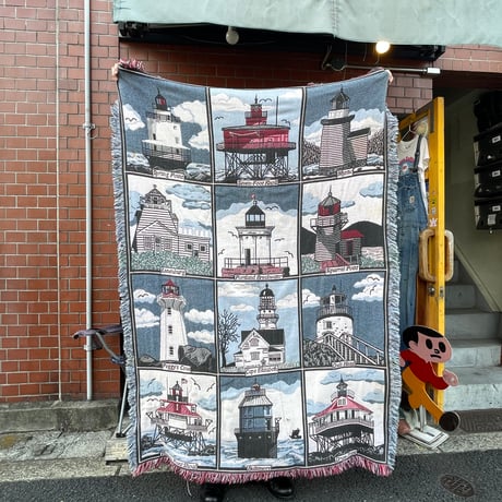 [USED] Lighthouse ジャガード織ラグ 165cm × 115cm