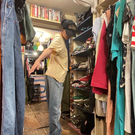 [USED] old "Crocodile"🐊ボーダーS\S Tee