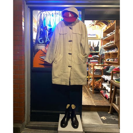 [USED] OLD L.L.Bean WHITE ダッフルコート