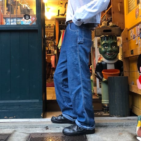 [USED] 90's OLD 45RPM  PAINTER PANTS