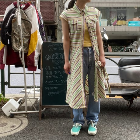 [USED]フロントボタンワンピース