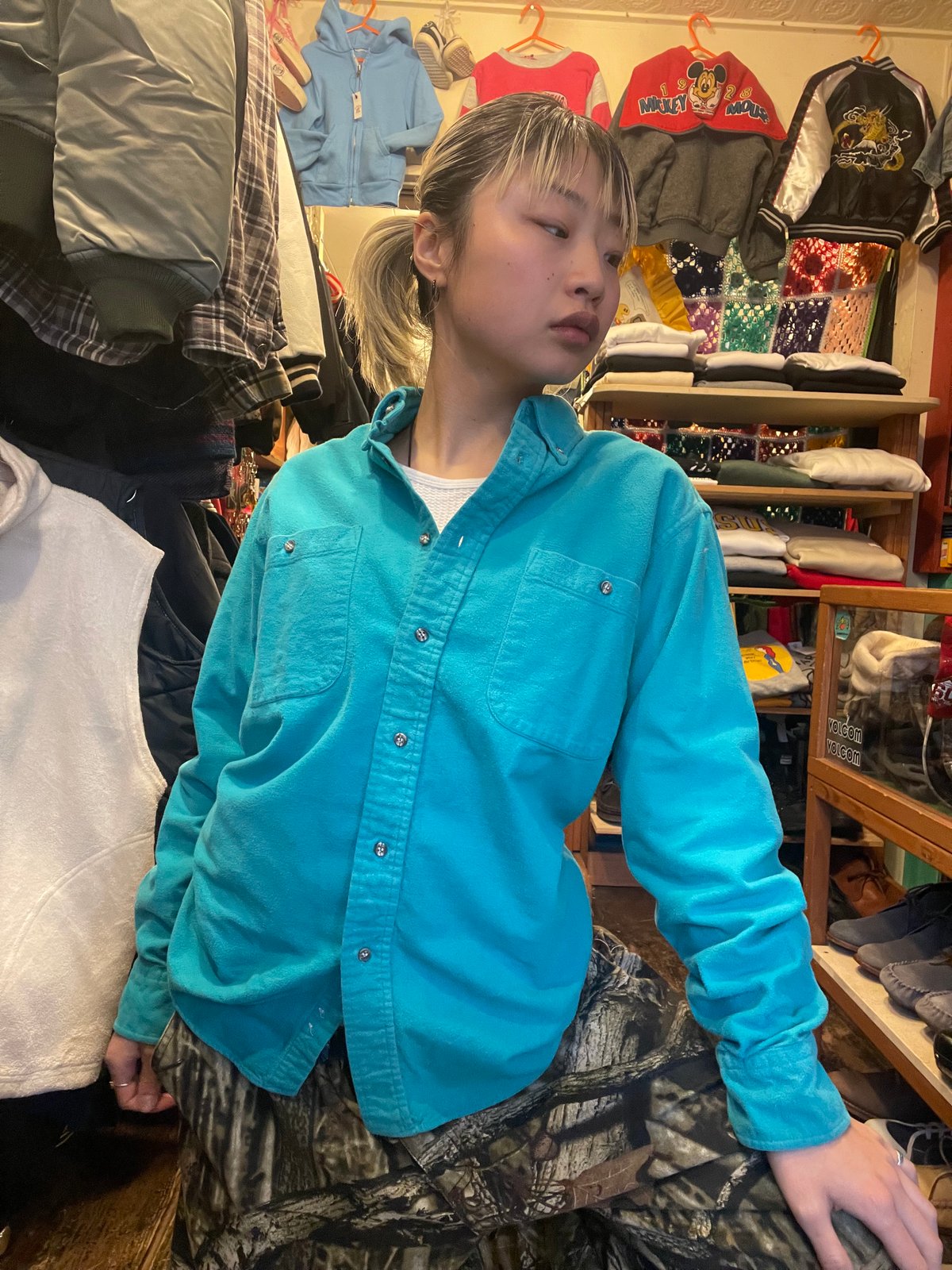 USED] GOODカラー❤️Cotton シャモアクロスシャツ | garden730