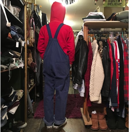 [USED] vintage リバーシブル風 真っ赤なパーカー