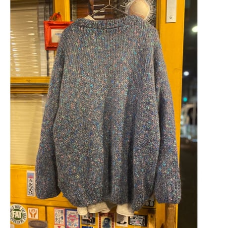 [USED] キラキラブルーニット