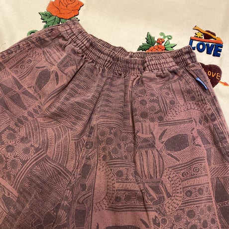 [USED] EURO 総柄イージーパンツ！
