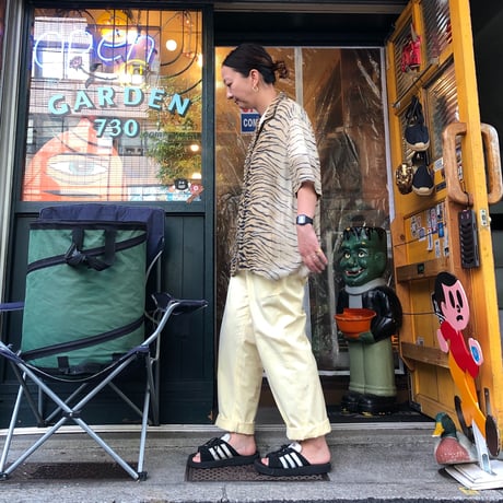 [USED] EURO Vintage レーヨン TIGER SHIRTS