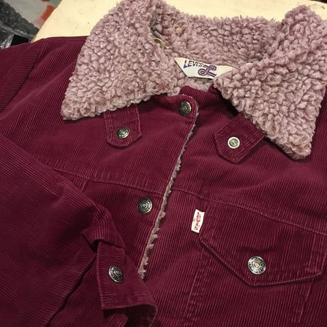 [USED] 70's LEVI'S  L  コーデュロイ ボアJKT