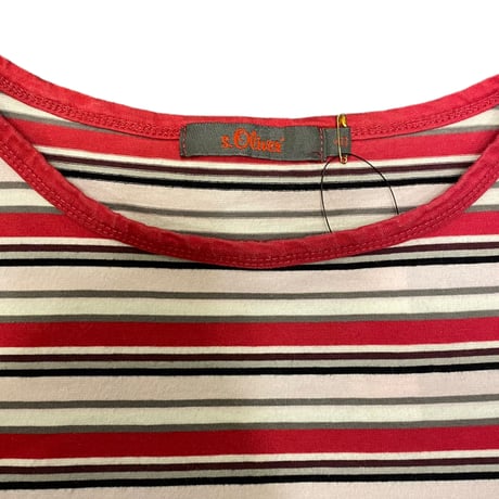 [USED] good colorボーダーロンT