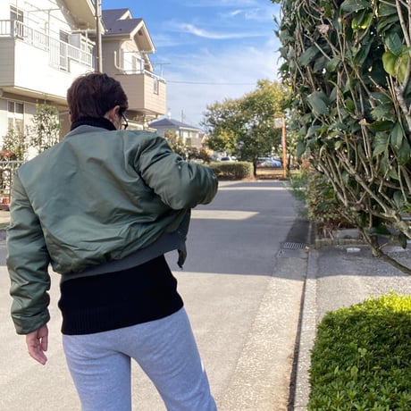 [USED] GOODサイズ！OLIVE MA-1