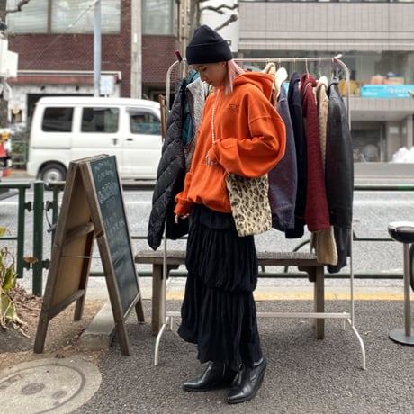 [USED] "Blue Foxx LLC." ORANGE PARKA🧡
