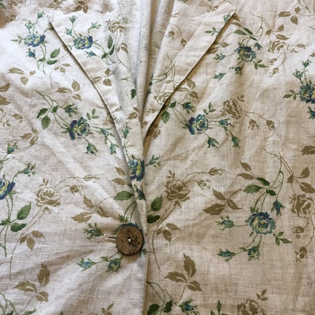 [USED] 花柄プリントリネン JKT