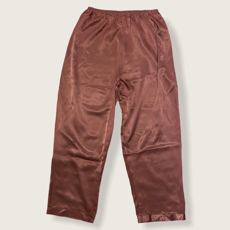 [USED] ROSE PINK SATIN PANTS♡