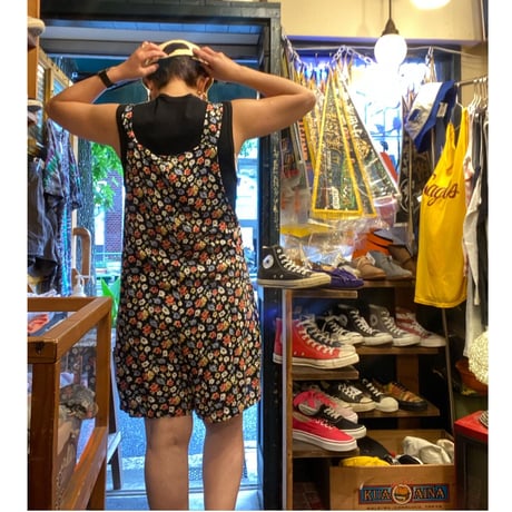 [USED] 小花柄オールインワン