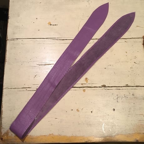 [USED] Real レザー！PURPLEサッシュベルト