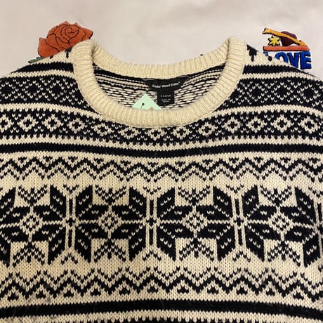 [USED] ノルディック柄アクリルKNIT