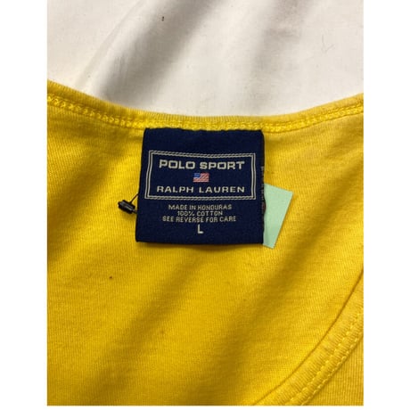 [USED] OLD "POLO SPORT"タンクトップ yellow