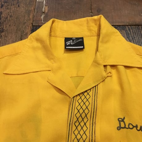 [USED] YELLOWレーヨンシャツ