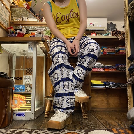 [USED] アフリカンバティック ゾウさんPANTS