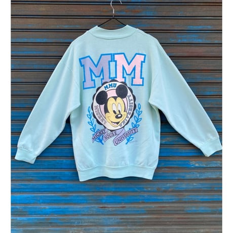 [USED] OLD "MICKEY UNIVERSITY" SWEAT💛