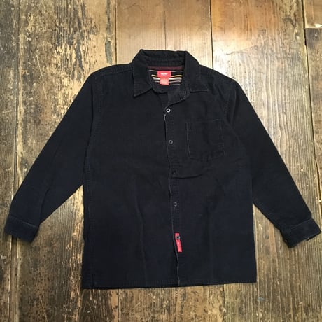 [USED] BLK corduroyのオープンカラーシャツ
