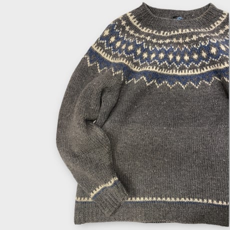 [USED]  ノルディック柄 KNIT