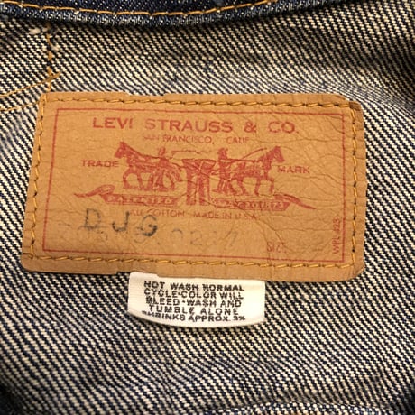 [USED] VINTAGE Levis Gジャン GOODカラー!