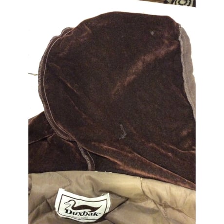 [USED] 重ね着風 CAMO フードJKT 中綿入り