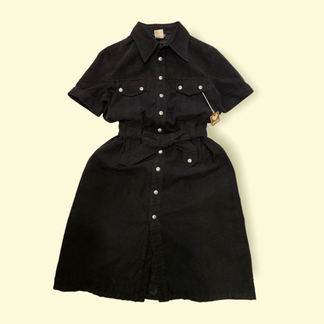 [USED] "DIESEL"前開きワンピース  DEADSTOCK
