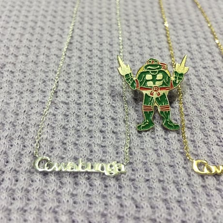 [Better Jewery × GARDE-Nworks]  cowabunga ! ネックレス" SILVER"
