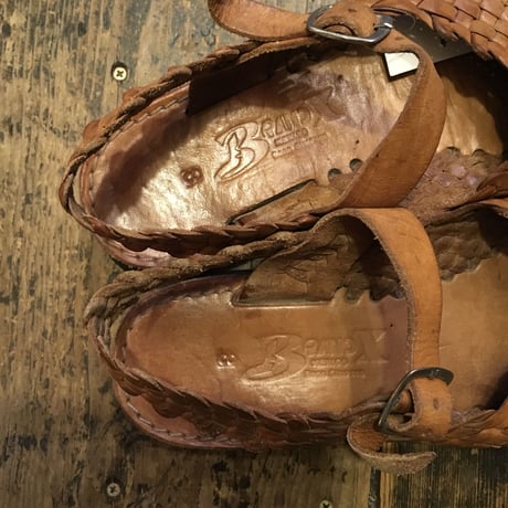 [USED] MEXICO レザー 編みサンダル