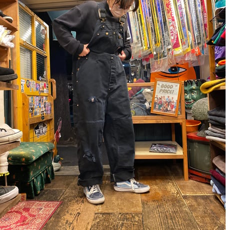 [USED] carhartt  BIG size  OVERALL BLACK