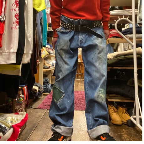 [USED] Dickies ダメージ ペインター PANTS