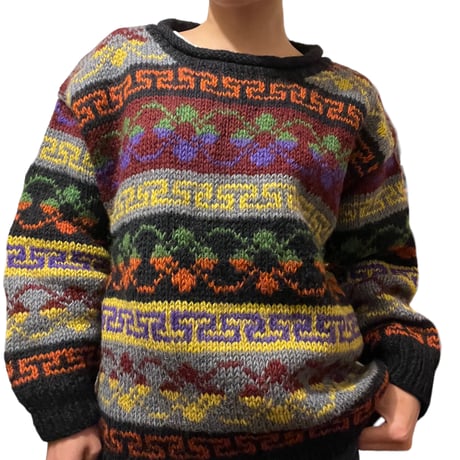 [USED]made in 🇳🇵100%wool knit