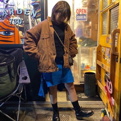 [USED] XL 綿入りキルティング ダックJK