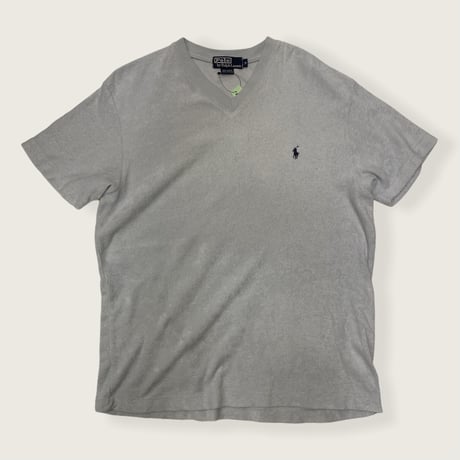 [USED] POLO パイル地VネックTOPS