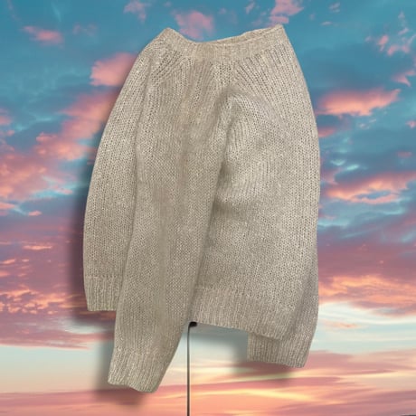 [USED]good ivory モヘア ラグラン KNIT 🥣♡