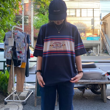 [USED] "CANDA" ネイビーS/S Tee
