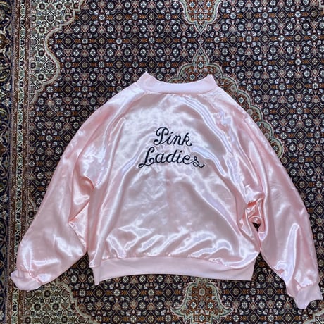 [USED] "Grease"  Pink Ladies サテンジャケット