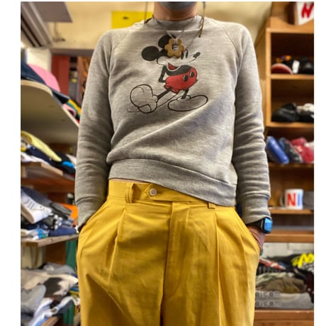 [USED] 80's Mickey SWEAT -YOUTH L-