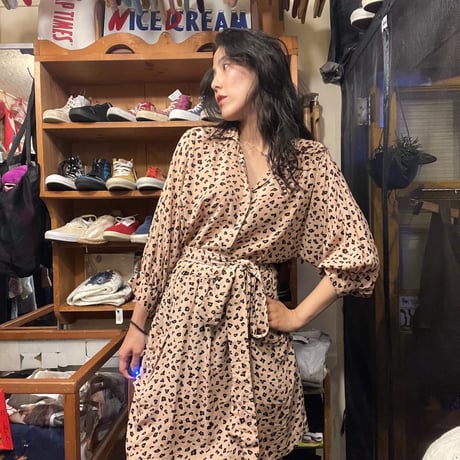 [USED]see by chloe レオパード シャツ ワンピース♡
