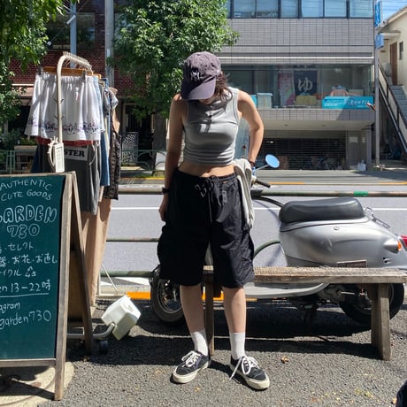 [USED] ナイロン素材のBLKカーゴSHORTS