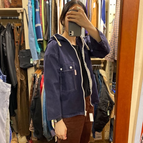 [USED] THE SMOCK SHOP ネイビージャケット