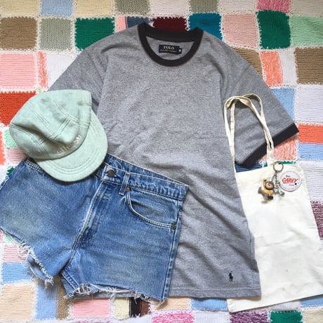 [USED] "POLO" リンガーTee